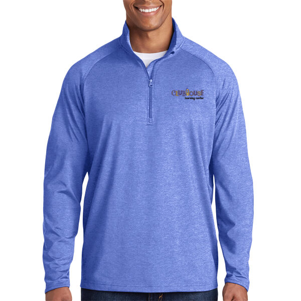 Men's 1/2 Zip Embroidered Pullover Thumbnail